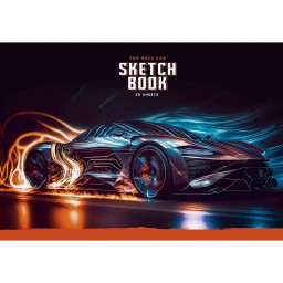 Альбом для малювання Школярик PB-GB-030-8521-3 склейка 30 акрушів Альбом для малювання Школярик PB-GB-030-8521-3 склейка 30 акрушів