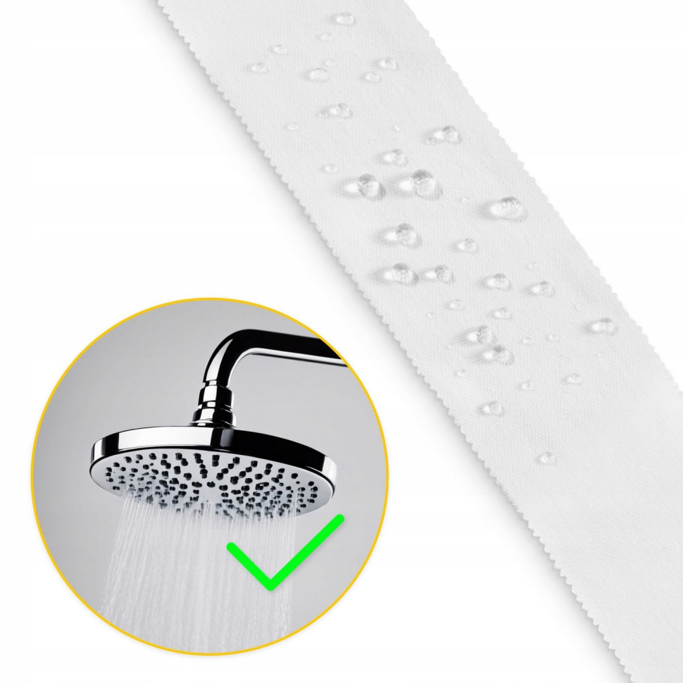 Лента-тейп для пальцев Sport Tape 4FIZJO P-5905973400831, 3.8 см x 9.1 м, White