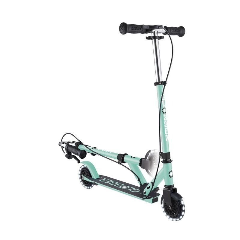 Самокат двоколісний FLOW ELEMENT JUNIOR LIGHTS GLOBBER 729-206 м'ятний