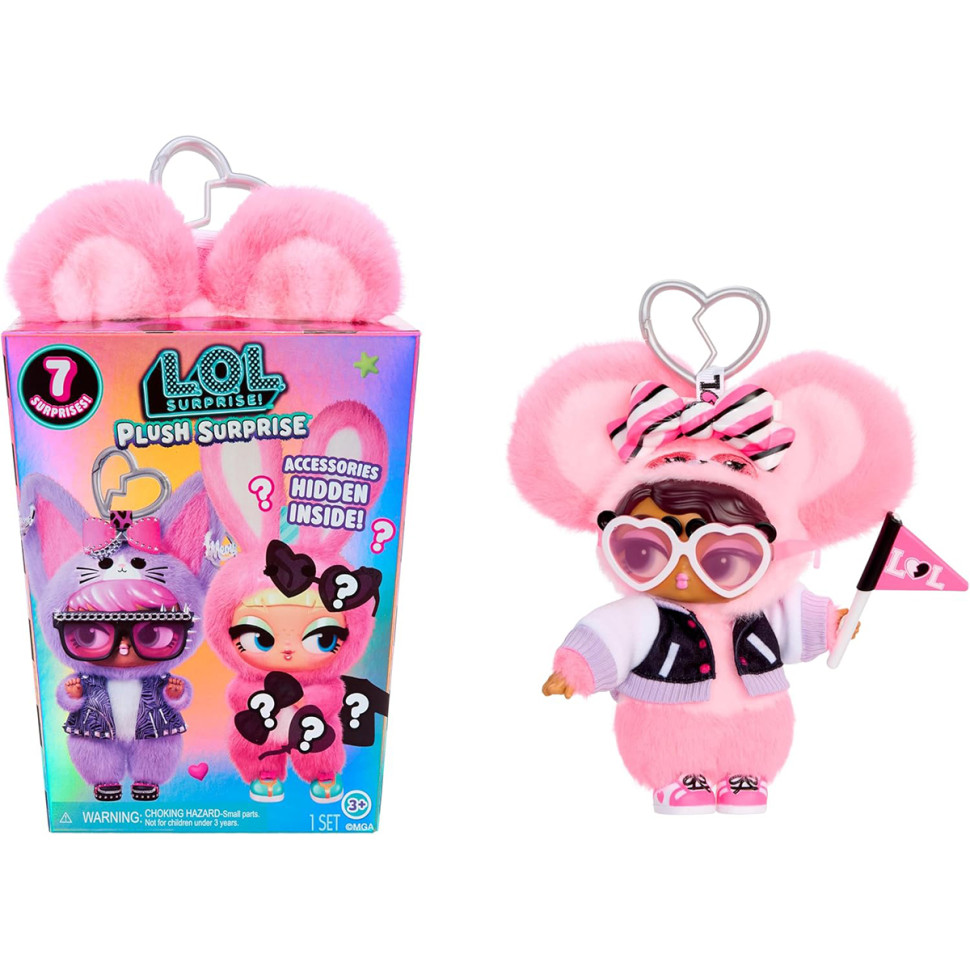 Мягкая игрушка на подвесе Пушистый маскарад. Панда Ма L.O.L. Surprise! 249498-2