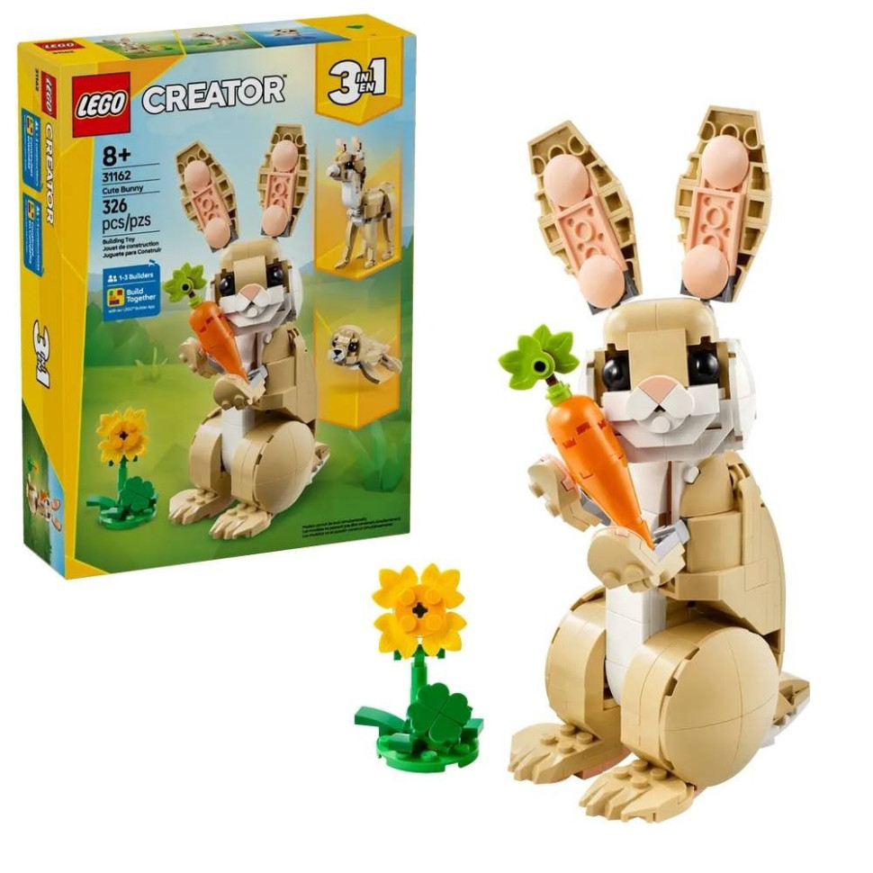 Конструктор детский Волшебный кролик LEGO 31162, 326 деталей