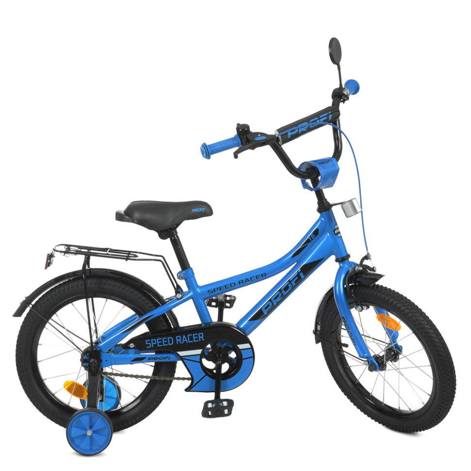 Велосипед дитячий PROF1 Y18313 18 дюймів, синій по цене 3 575 грн.