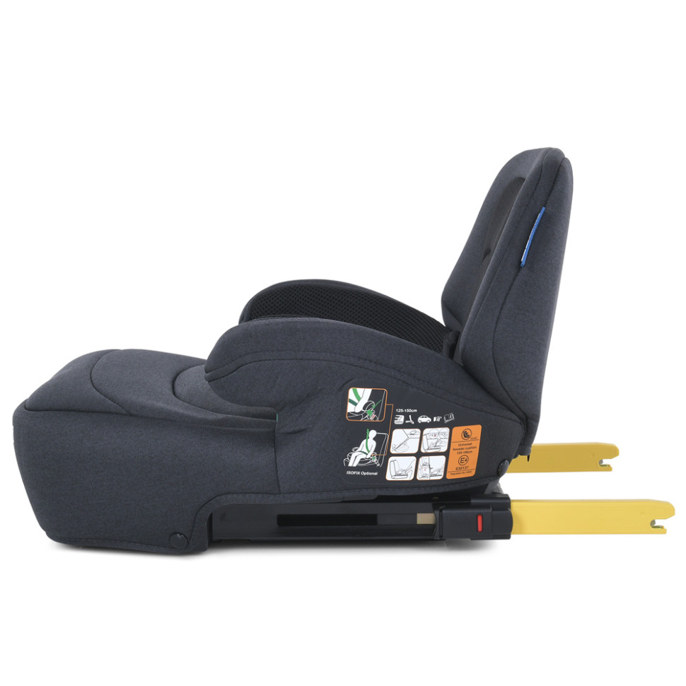 Автокресло-бустер EL CAMINO ME 1112 i-GO Anthracite с креплением Isofix