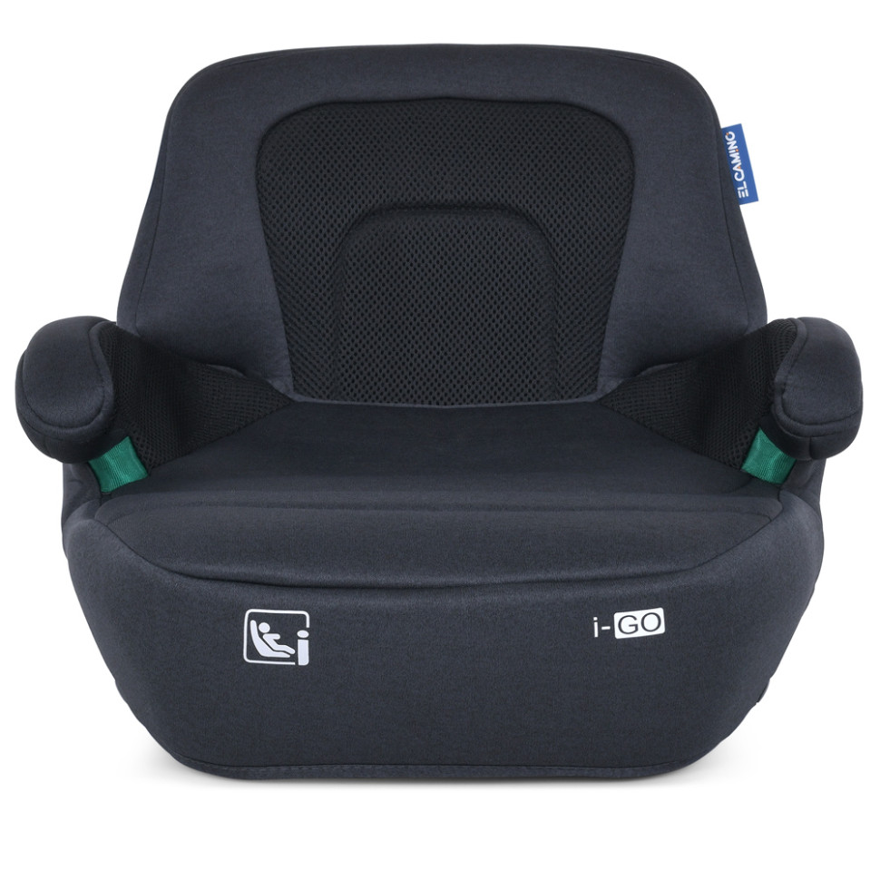 Автокресло-бустер EL CAMINO ME 1112 i-GO Anthracite с креплением Isofix