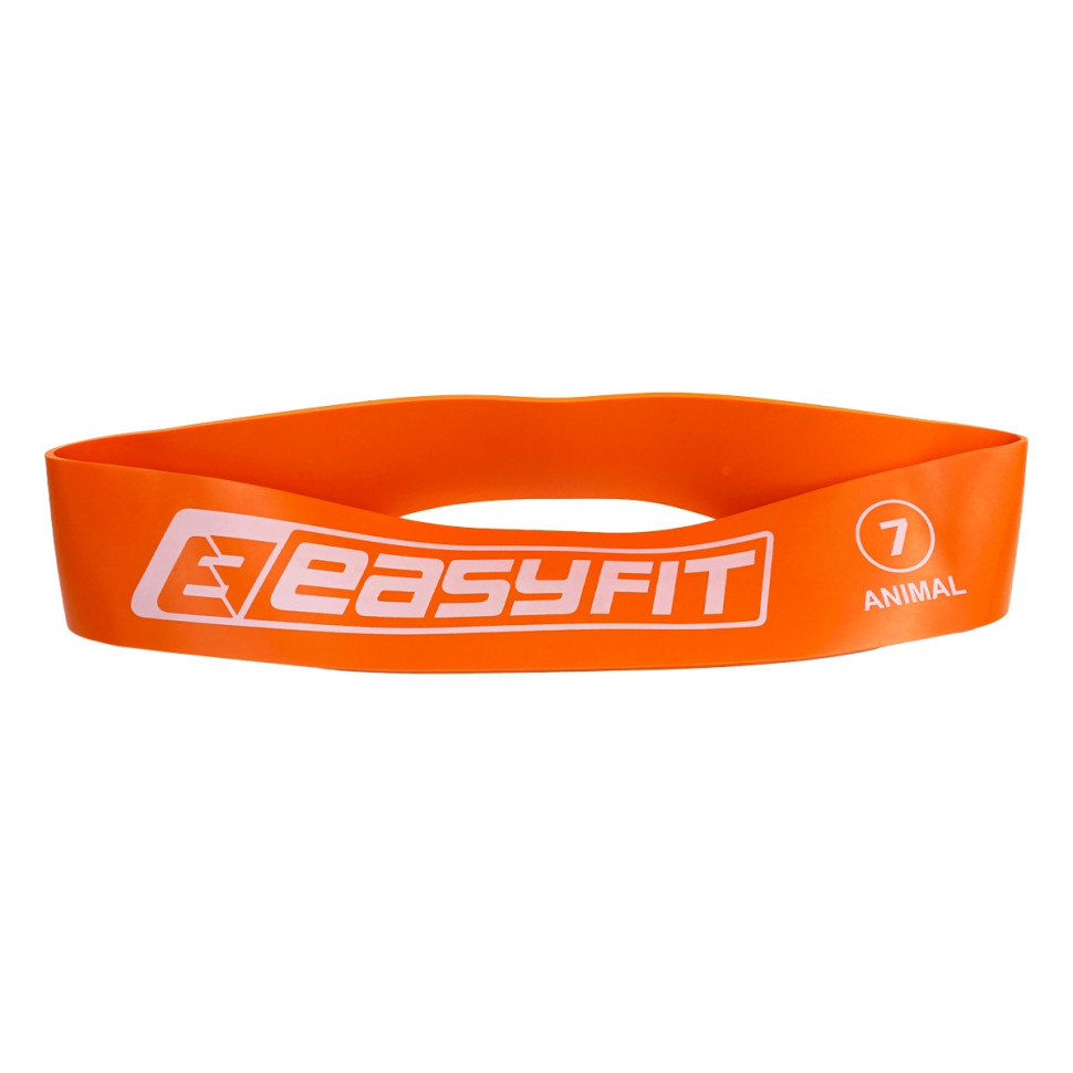 Гумове кільце для фітнесу EasyFit №7 EF-1813-7 довжина 600 мм, помаранчевий