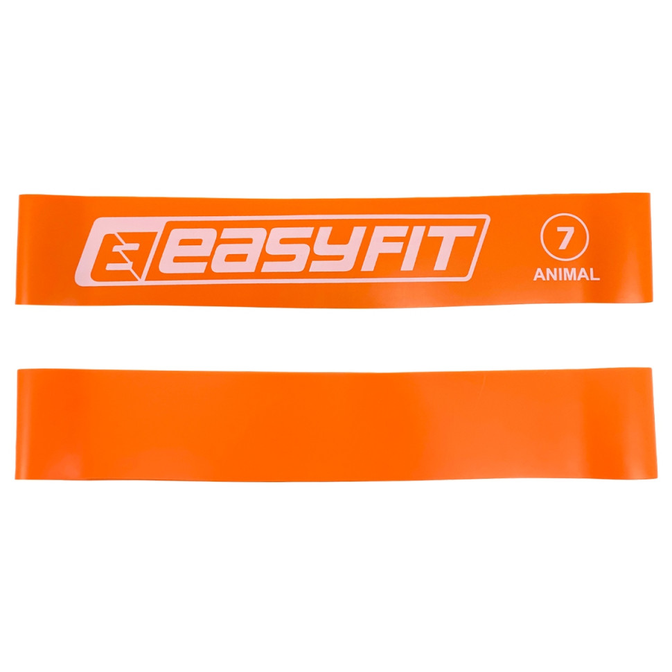 Гумове кільце для фітнесу EasyFit №7 EF-1813-7 довжина 600 мм, помаранчевий