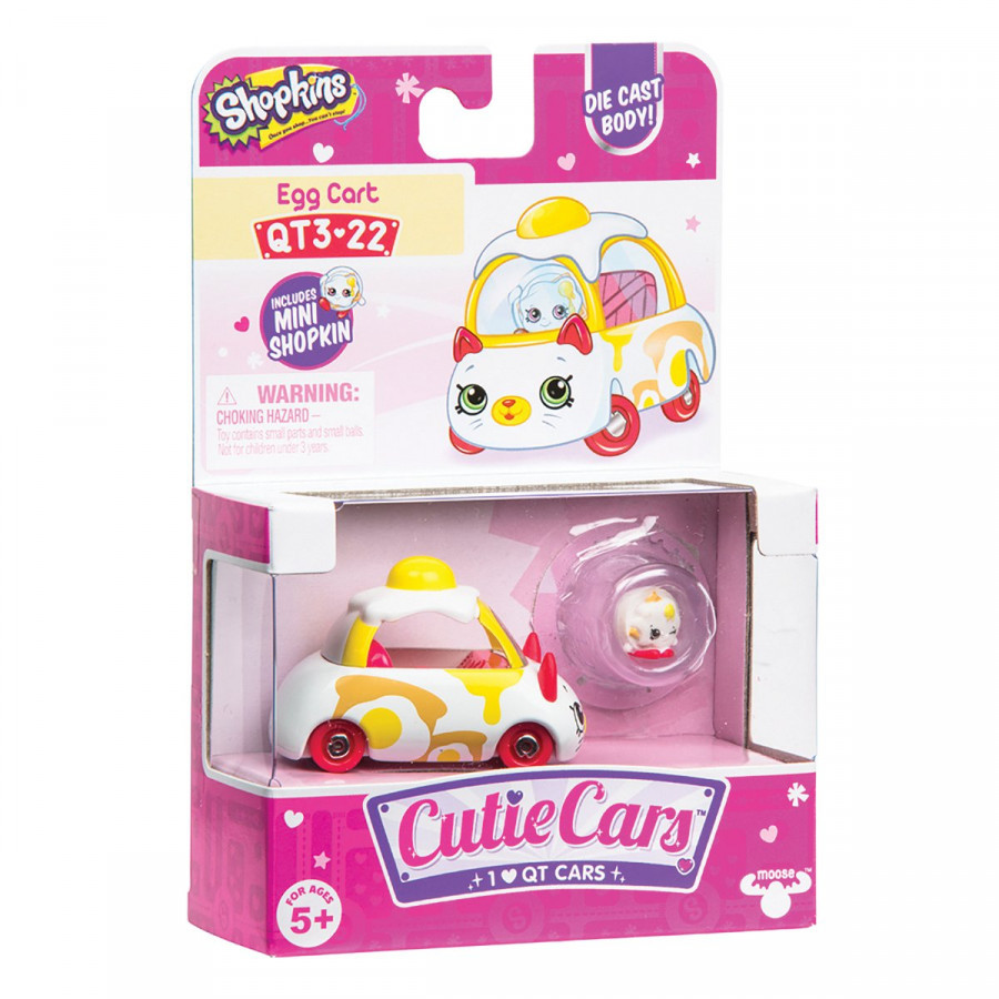 Міні-машинка SHOPKINS CUTIE CARS S3 - ОМЛЕТОМОБІЛЬ (з міні-шопкінсом) 57110S