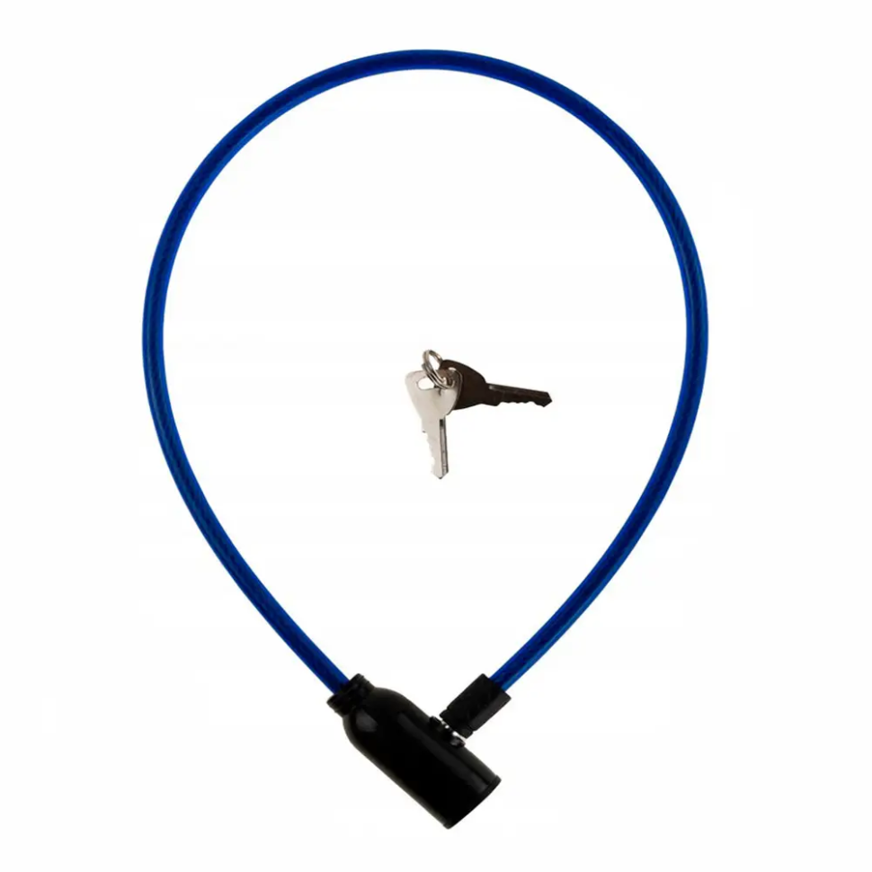 Замок велосипедний на ключі VeloLock Newt NE-V-005-BL синій