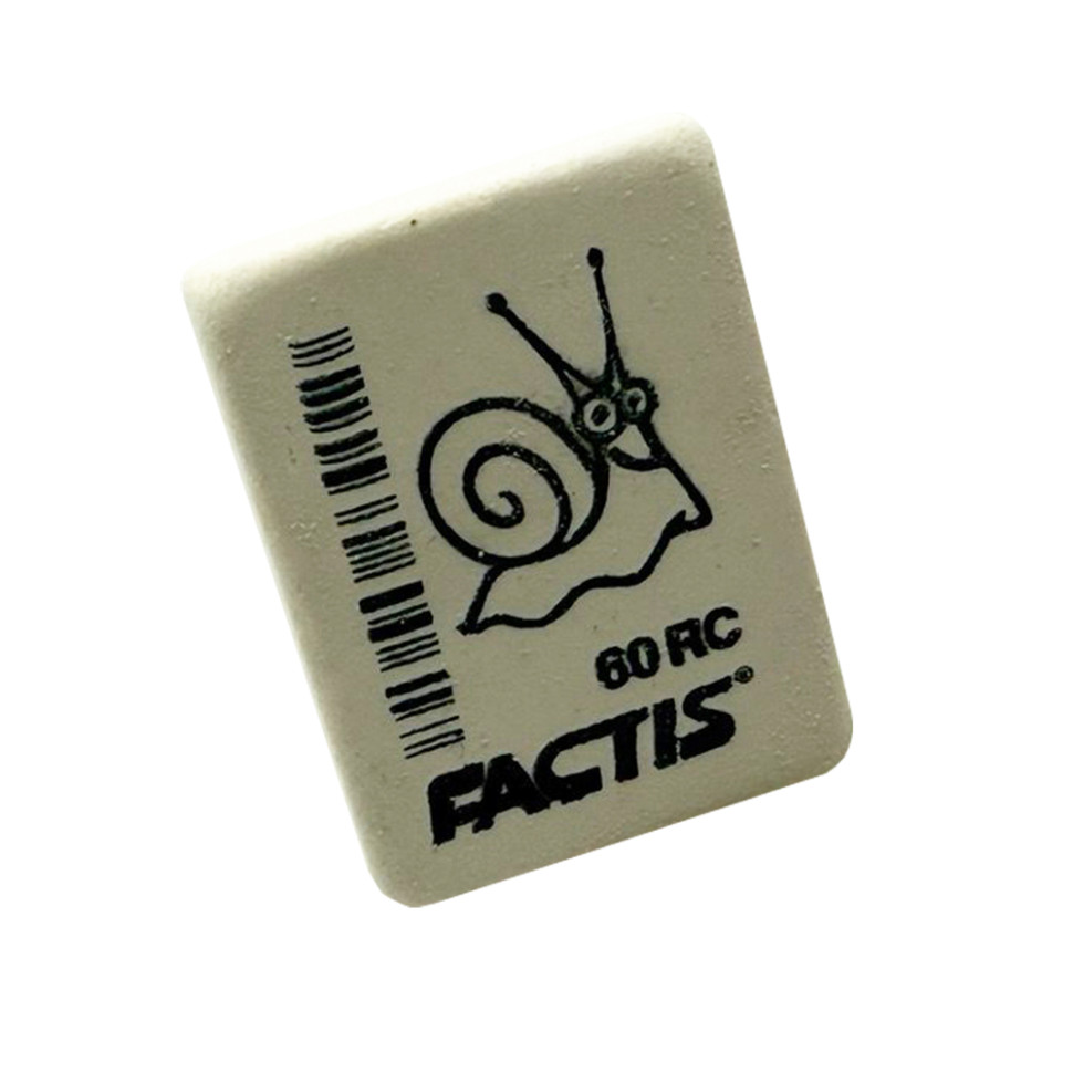 Гумка шкільна прямокутна Factis CNF60RC, м'який