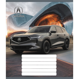 Тетрадь ученическая "Люкс авто" Leader 036-580068L-3 в линию, 36 листов