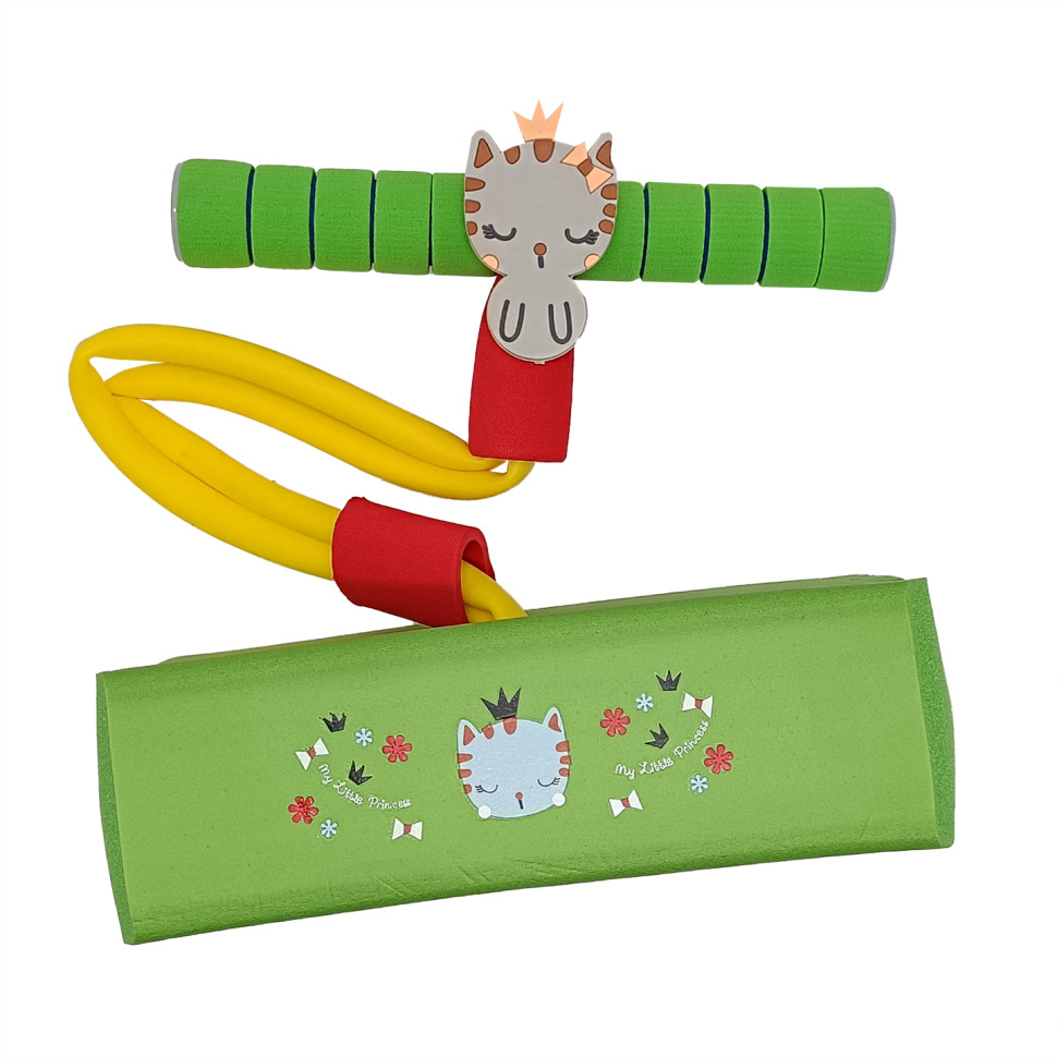 Детский джампинг Bambi 67942(Green) подсветка, пищалка