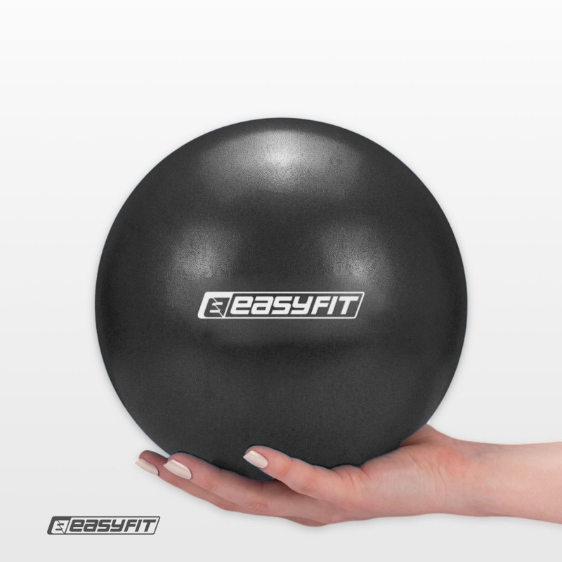 Мяч для пилатеса EasyFit EF-1220-bk 20 см, черный, до 130 кг