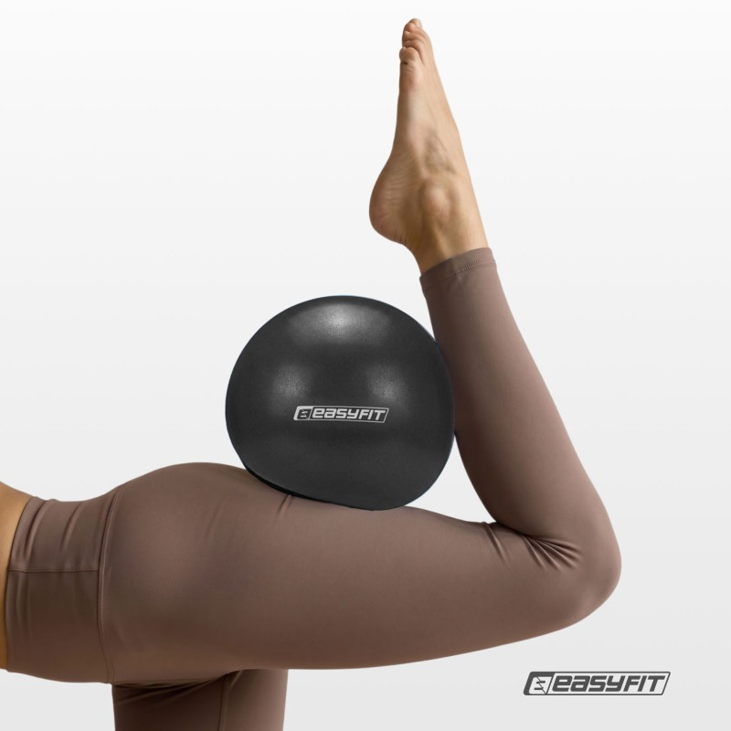 Мяч для пилатеса EasyFit EF-1220-bk 20 см, черный, до 130 кг