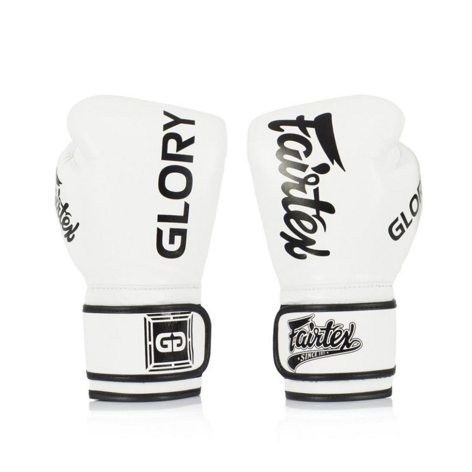 Боксерські рукавиці BGVG1 Fairtex BGVG1_14oz_White 14 унцій (бинти в комплекті)