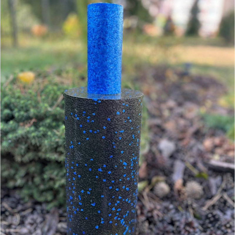Масажний ролик (ролер) гладкий PP-4348 2 in 1 EPP Foam Roller PowerPlay PP_4348_Blue_(33*14)