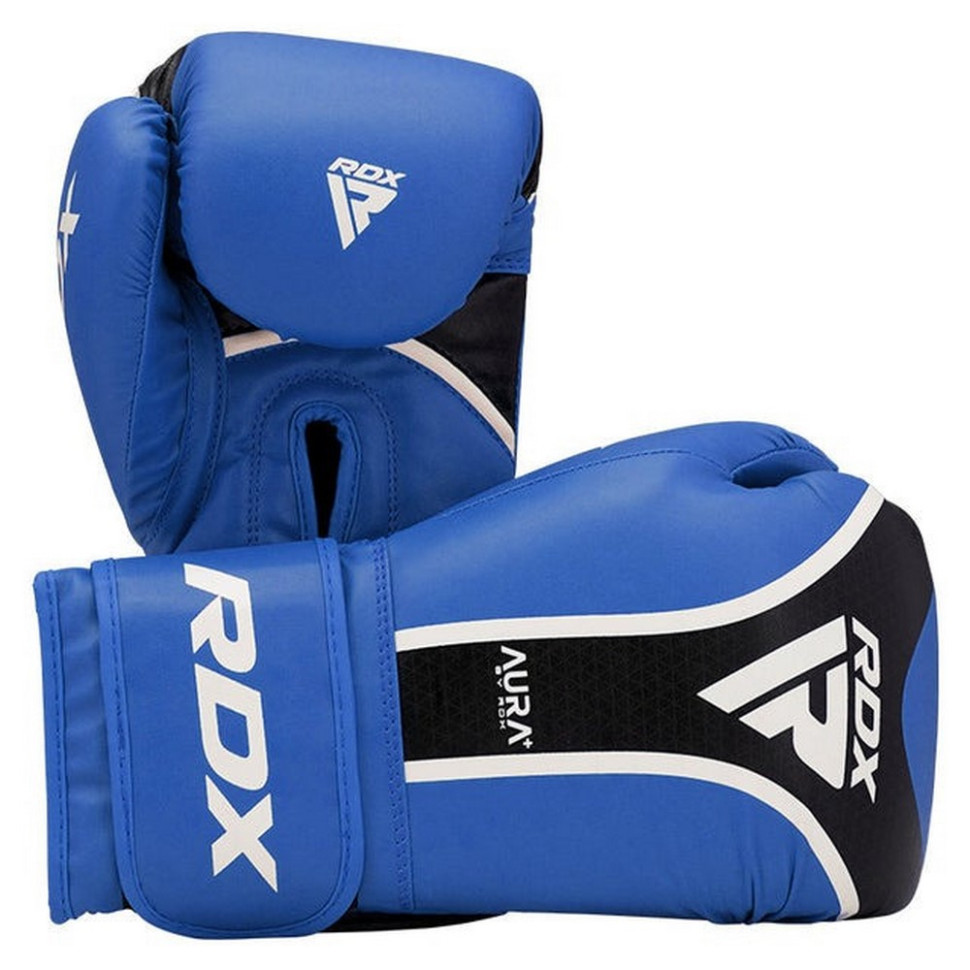 Боксерські рукавиці AURA PLUS T-17 RDX Inc Limited BGR-T17UB-16OZ+ Blue/Black 16 унцій (капа в комплекті)