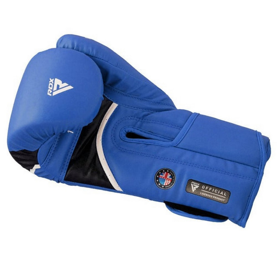 Боксерські рукавиці AURA PLUS T-17 RDX Inc Limited BGR-T17UB-16OZ+ Blue/Black 16 унцій (капа в комплекті)