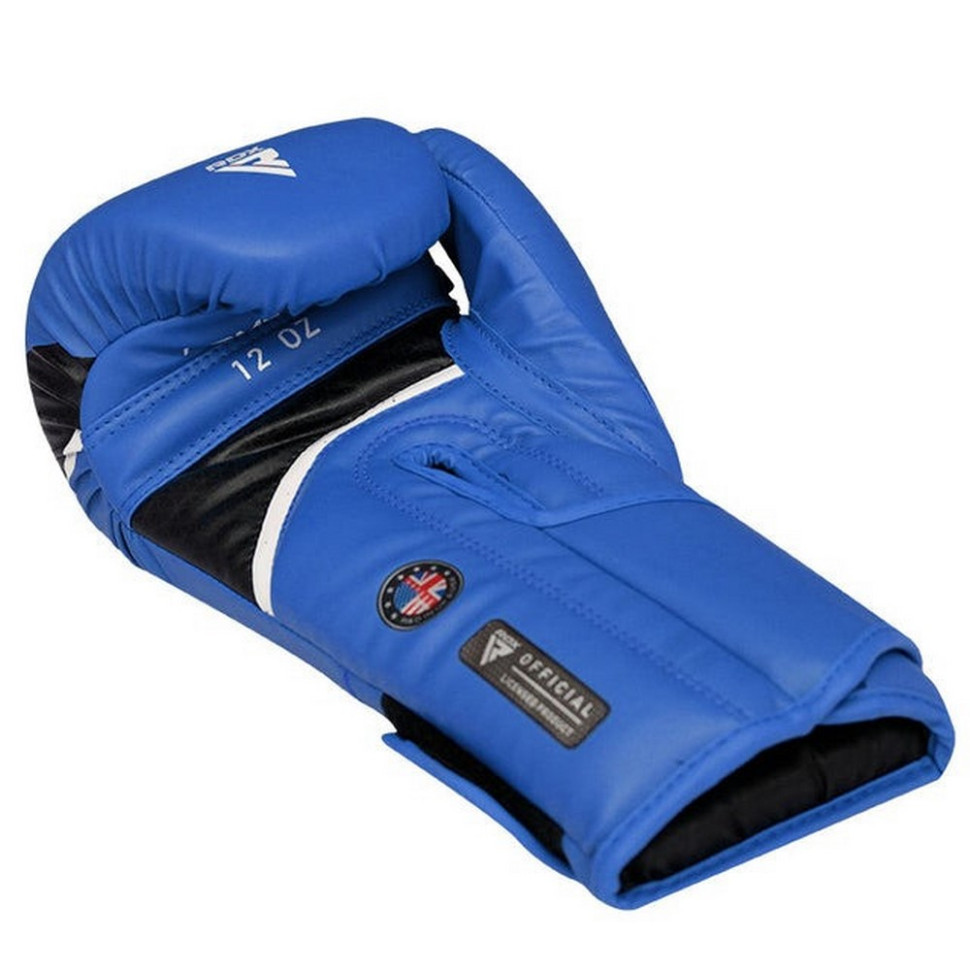 Боксерські рукавиці AURA PLUS T-17 RDX Inc Limited BGR-T17UB-16OZ+ Blue/Black 16 унцій (капа в комплекті)