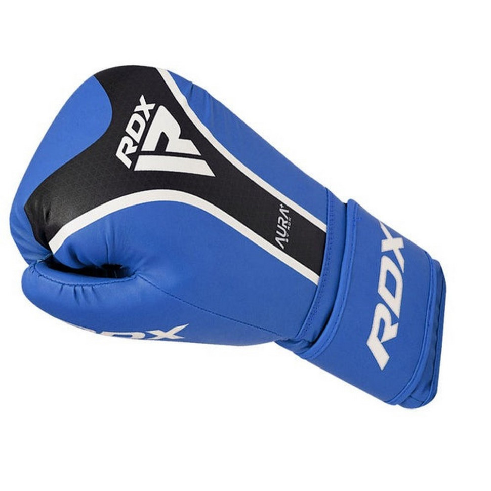 Боксерські рукавиці AURA PLUS T-17 RDX Inc Limited BGR-T17UB-16OZ+ Blue/Black 16 унцій (капа в комплекті)