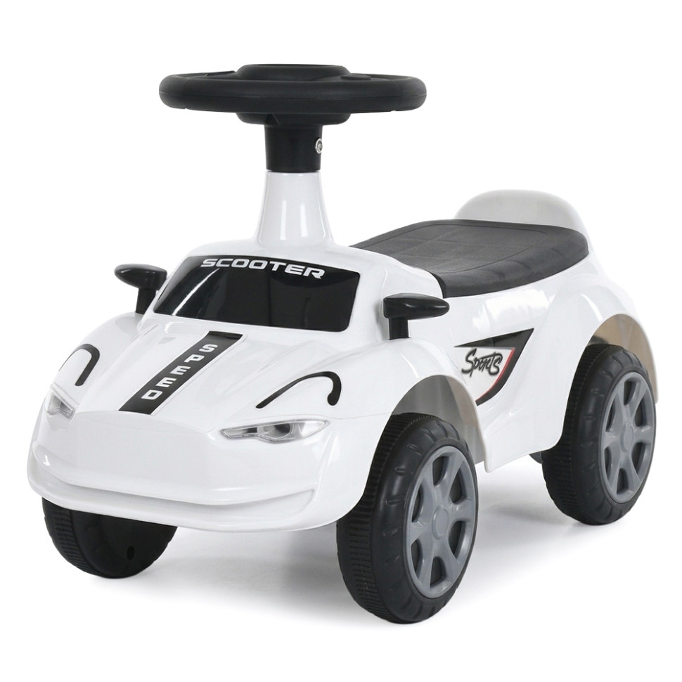 Каталка-толокар Bambi M 6518-1 білий, світло, музика, до 25 кг