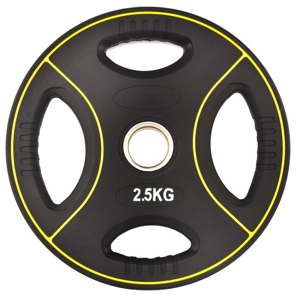 Олімпійський диск FF51C4D Fitnessport 131607FS, уретановий 2,5 кг