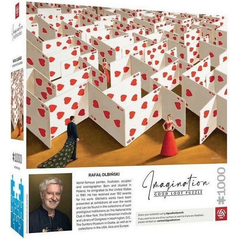 Пазл класичний Imagination: Rafal Olbinski Excessive Meticulousness Puzzles GoodLoot 5908305243748, 1000 елементів