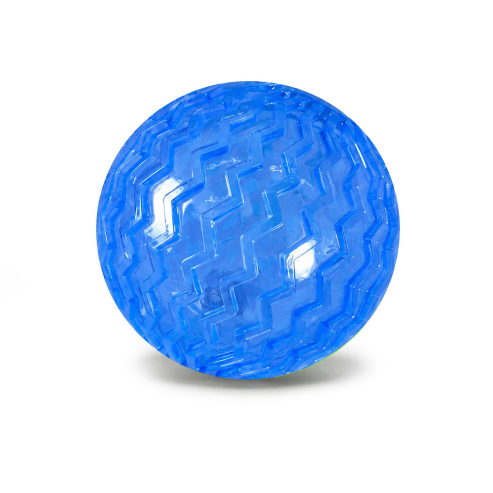 Дитячий м'яч Пострибунчик Диско Bambi PR2516(Blue), що світиться, 6,5 см
