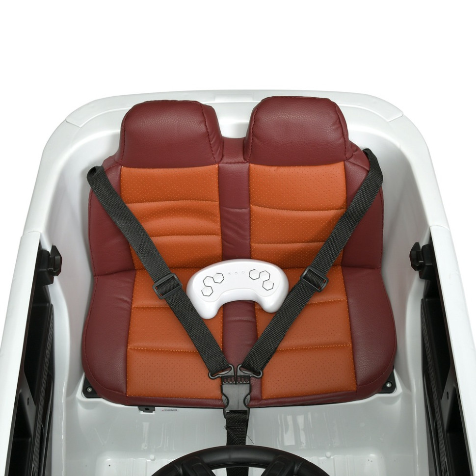 Детский электромобиль Джип Bambi Racer M 4837EBLR-1 белый до 40 кг