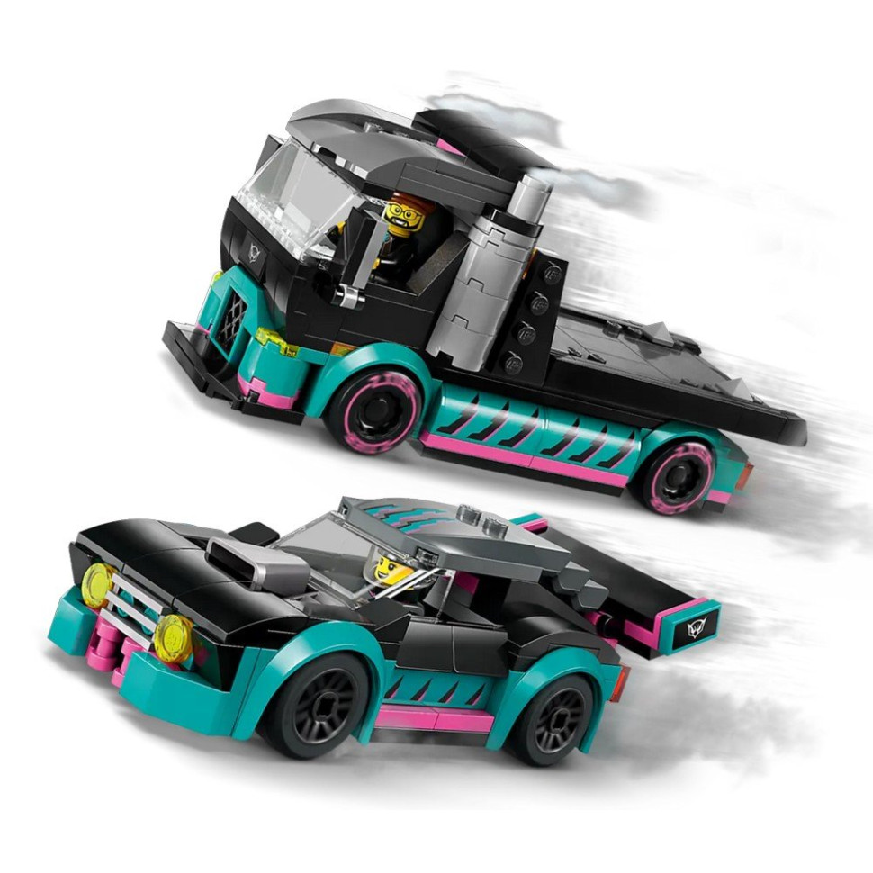 Конструктор Автомобіль для гонки та автовоз LEGO 60406, 328 деталей
