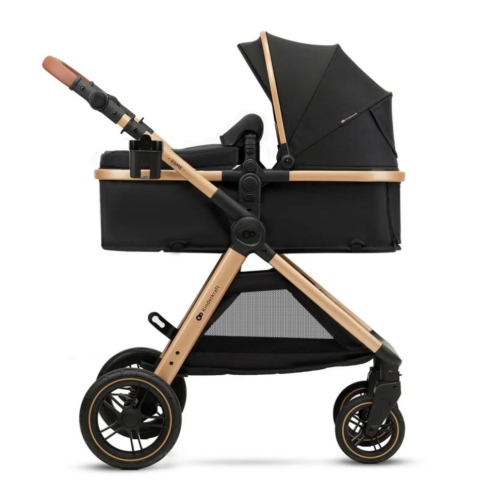 Универсальная коляска 3 в 1 Esme Kinderkraft KSESME00BLK3000 Pure Black