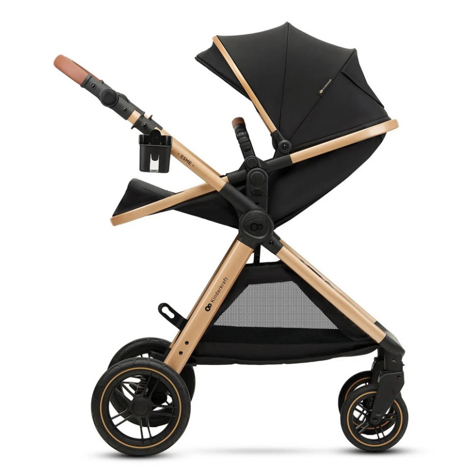 Универсальная коляска 3 в 1 Esme Kinderkraft KSESME00BLK3000 Pure Black