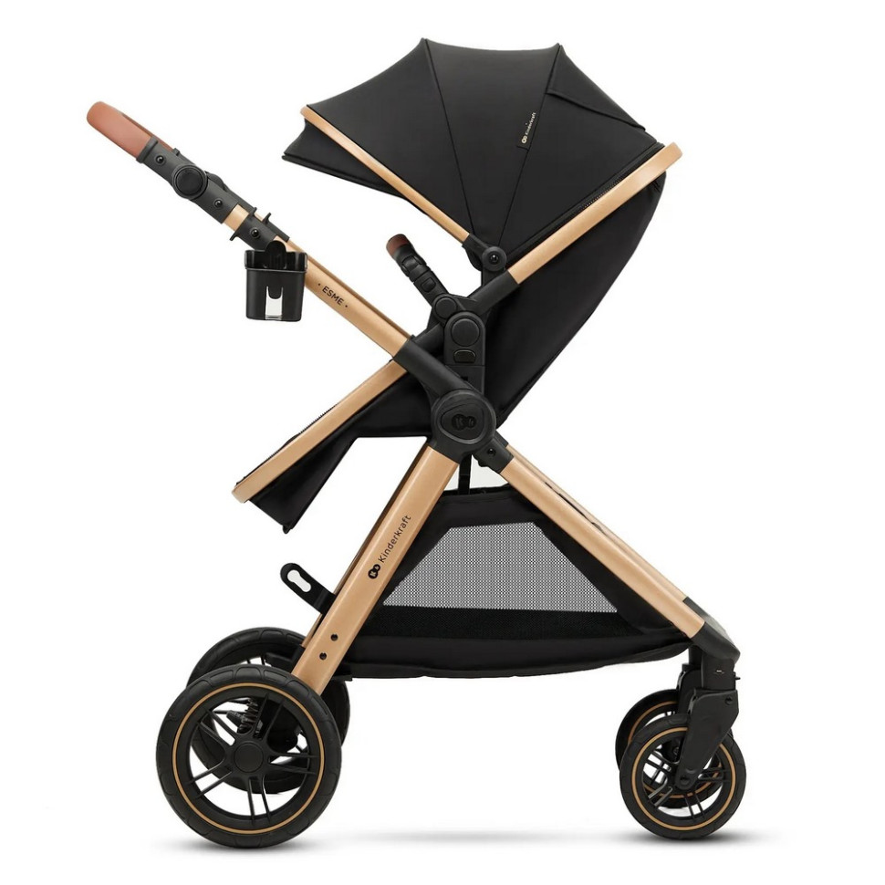 Универсальная коляска 3 в 1 Esme Kinderkraft KSESME00BLK3000 Pure Black