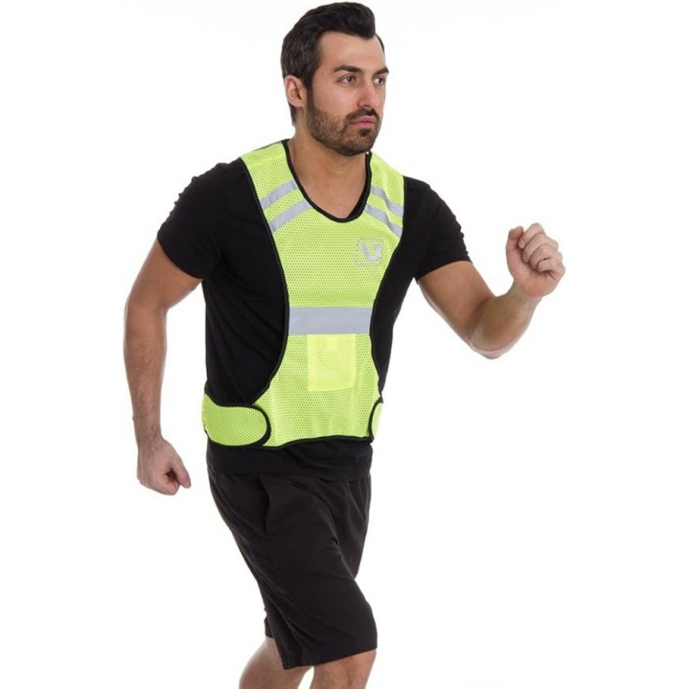 Світловідбиваючий жилет для бігу Reflective vest LiveUp LS3403
