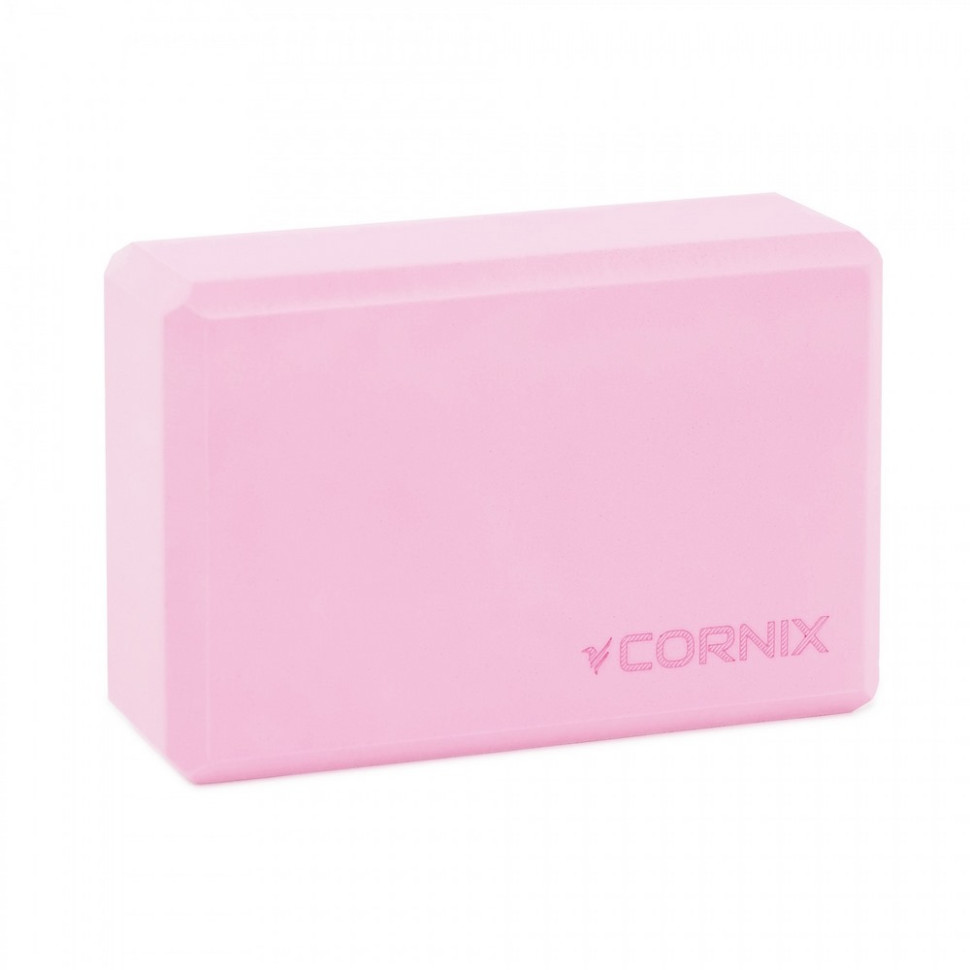 Блок для йоги Cornix XR-0098 Pink 22.8 x 15.2 x 7.6 см