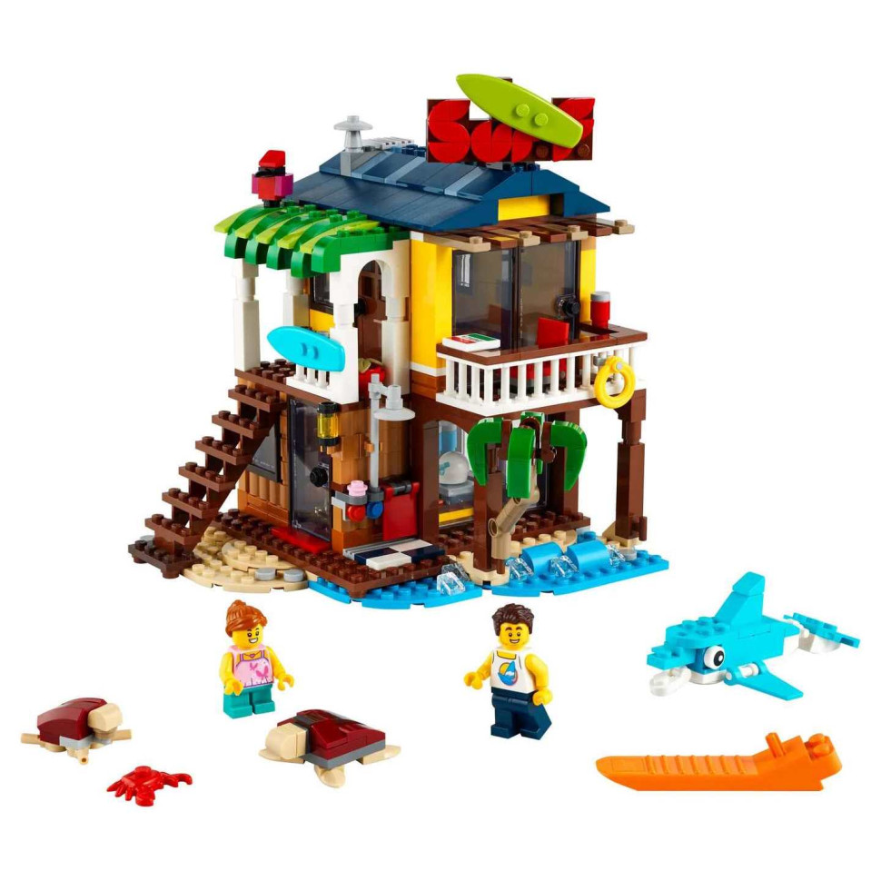Конструктор LEGO Creator Пляжний будиночок серферів 31118