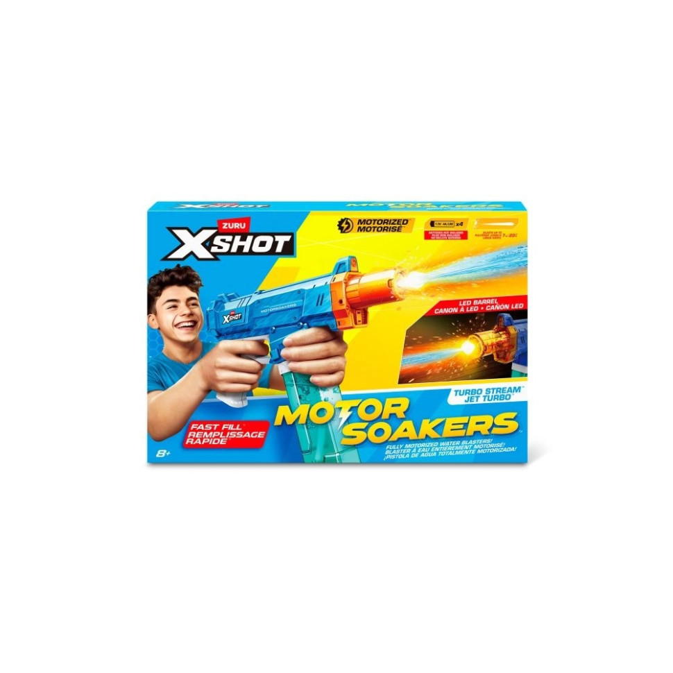 Водный бластер Fast Fill Motor Soaker Turbo Stream X-Shot 118196 со световыми эффектами