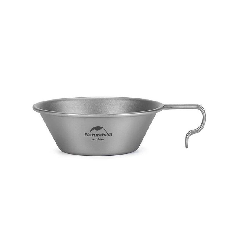 Миска титанова Naturehike NH21CJ010 6927595788141 сірий 300 мл