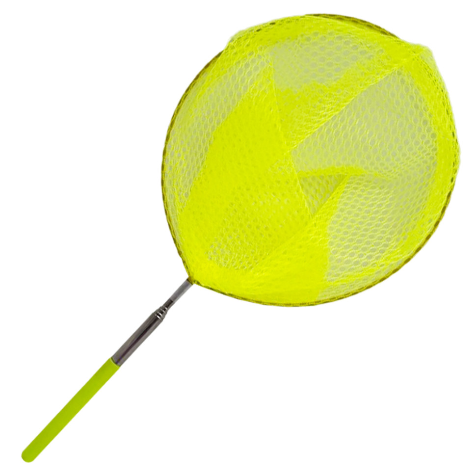 Сачок для бабочек с телескопической ручкой Bambi Y8436(Lime) 85 см, D20 см