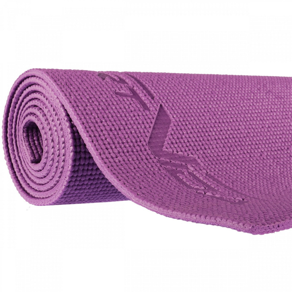 Килимок для йоги та фітнесу SportVida SV-HK0052 PVC 6 мм, Violet