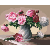Картина по номерам Идейка Букеты "Цветы любви" 40х50 см KHO3001