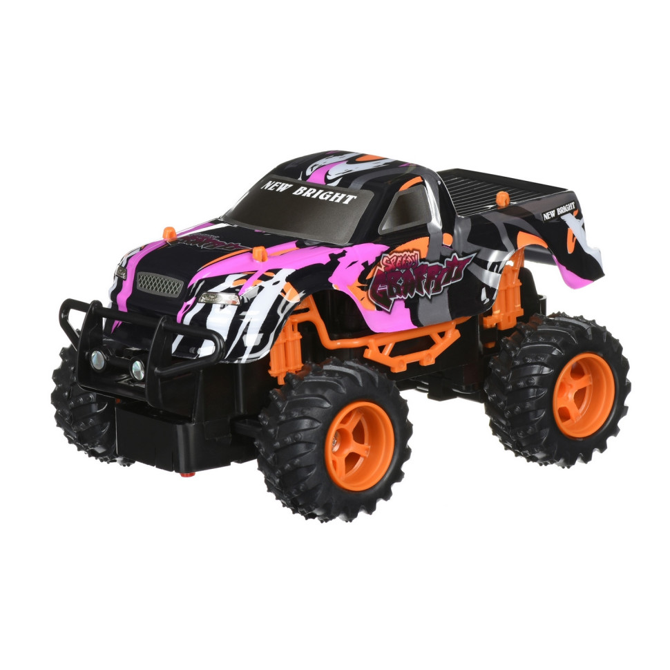 Машинка на р/у New Bright 1:24 GRAFFITI TRUCK Violet 2408F-2