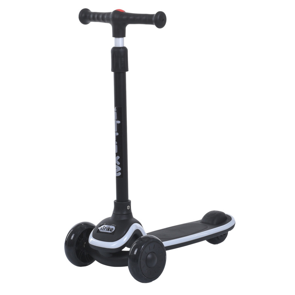Дитячий самокат 3-х колісний Turbo Trike 5566A-black, до 25 кг