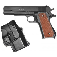 Игрушечный пистолет "Colt M1911 Classic" Galaxy G13+ Металл-пластик с кобурой черный