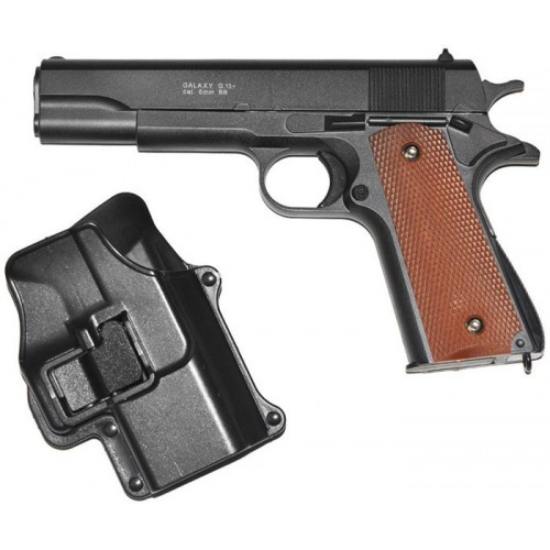 Іграшковий пістолет "Colt M1911 Classic" Galaxy G13+ Метал-пластик з кобурою чорний по цене 723 грн.