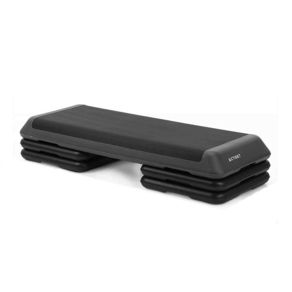 Степ-платформа 3-ступінчаста Pro Actiget ACT0121 Black/Grey 108х28,5х10-19,5 см
