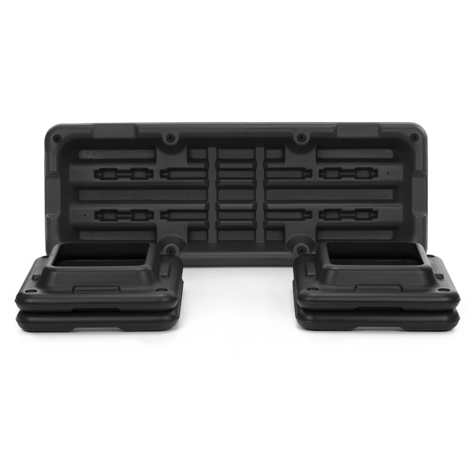 Степ-платформа 3-ступінчаста Pro Actiget ACT0121 Black/Grey 108х28,5х10-19,5 см