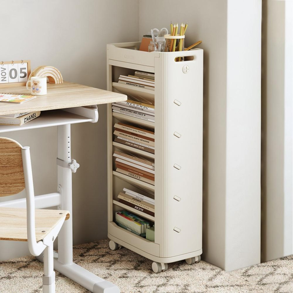 Дитячий стелаж для зберігання Brooks Mealux KD-E041 White 79х20х38 см