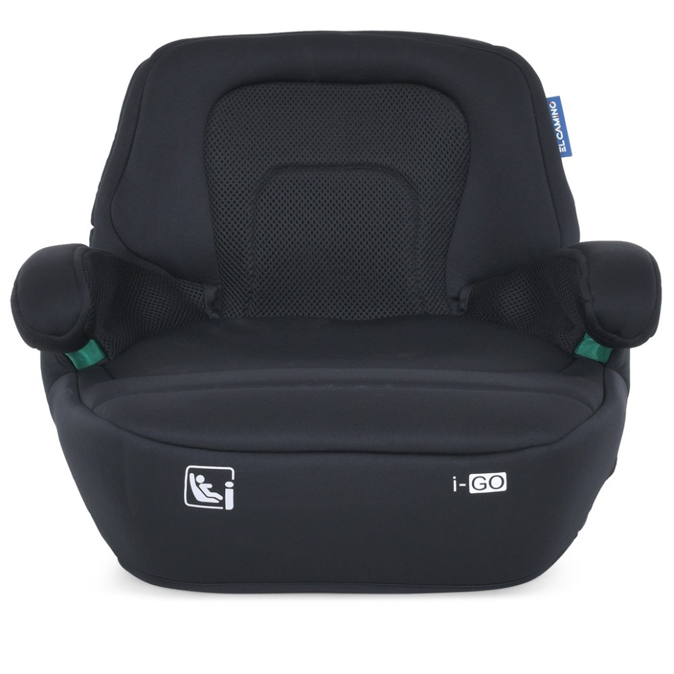 Автокрісло-бустер EL CAMINO ME 1112 i-GO Black із кріпленням Isofix