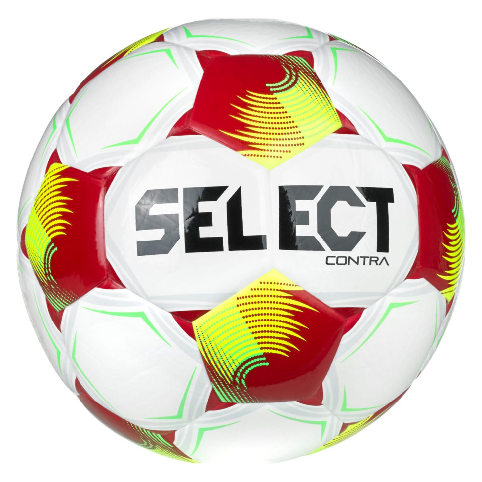 М'яч футбольний FB Contra v26 Select 085417-012 білий/червоний, розмір 4
