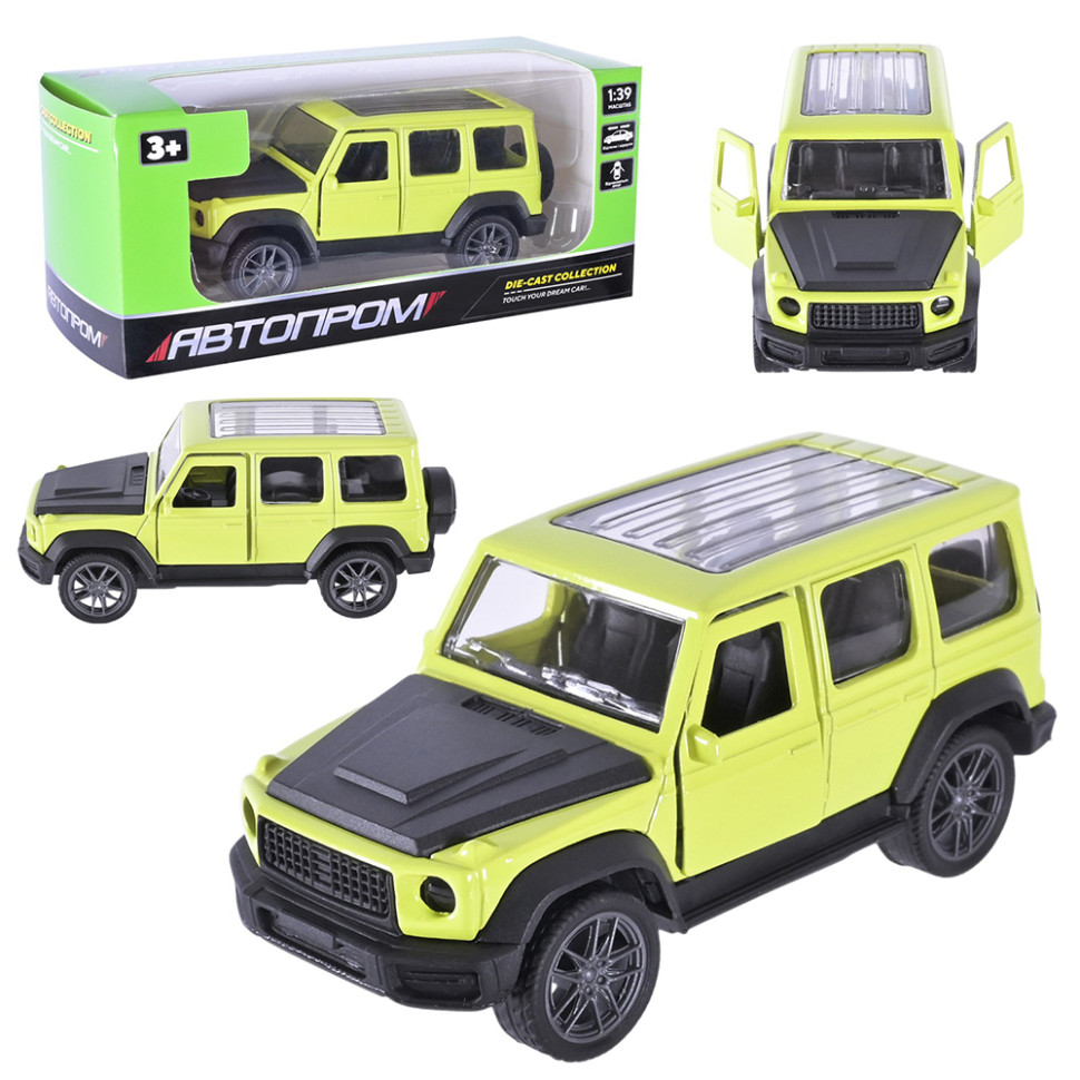 Машинка інерційна Джип АВТОПРОМ AP4393(Light-Green) масштаб 1:43